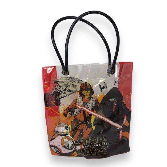 UPD Inc x STAR WARS The Force Awakens PVC Tote Bag Clear Poe & Ren - Picture 1 of 3